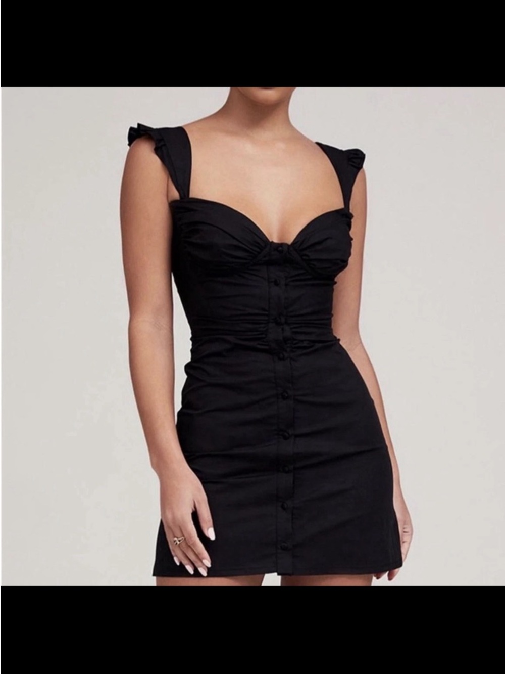 House of CB Mistress Rocks Black Mini Dress